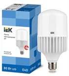 Лампа светодиодная HP 80Вт 230В 6500К E40 IEK LLE-HP-80-230-65-E40 1257841