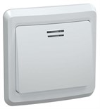 Выключатель 1-кл. СП Вега 10А IP20 ВС10-1-1-ВБ с индикацией бел. IEK EVV11-K01-10-DM 452899