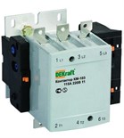 Контактор КМ-103 150А кат. 220В AC 1НО+1НЗ AC-3 DEKraft 22152DEK 1126037