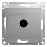 Розетка телевизионная оконечная TV 1-м СП Glossa 1дБ механизм алюм. SE GSL000391 1063760