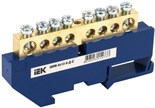 Шина нулевая на DIN-изол. ШНИ 8х12-8-Д-С IEK YNN10-812-8D-K07 272170