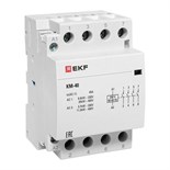 Контактор модульный КМ 40А 4NО (3 мод.) EKF km-3-40-40 147144