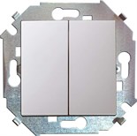 Выключатель 2-кл. СП Simon 15 16А IP20 винтов. зажим механизм бел. Simon 1591398-030 261158