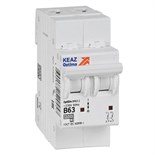 Выключатель автоматический модульный OptiDin BM63-2B63-4.5-УХЛ3 КЭАЗ 329516 1671033