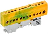 Шина PE "земля" изол. на универс. держ. 8х12-12-ЖЗ TEKFOR IEK TF-NN20-12-KL-K52 1853124