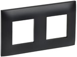 Рамка 2-м SKANDY SK-F02Bl черн. IEK SK-M22-K02 1835667