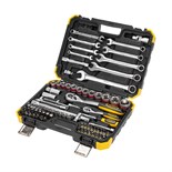 Набор инструментов 1/2 1/4 CrV 82 предмета пластик. кейс Kranz KR-66-6682 1764304