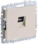 Розетка компьютерная СП RJ45 кат.5E BRITE РК10-БрКр механизм беж. IEK BR-K10-1-K10 1623777