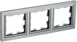 Рамка 3-м BRITE РУ-3-БрС сталь IEK BR-M32-K46 1617338