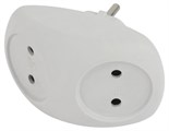 Разветвитель 2-м без заземл. 10А IP20 SPx-2-W бел. Эра Б0053480 1598945