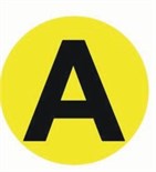 Наклейка "A" d20mm. PROxima EKF an-2-9 1412977