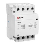 Контактор модульный КМ 20А 4NО (3 мод.) EKF km-3-20-40 311025
