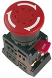Кнопка "Грибок" AE-22 d22мм 1з+1р 240В с фиксацией красн. IEK BBG10-AE-K04 59293