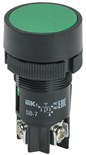 Кнопка SB-7 "Пуск" d22мм 1з+1р 240В зел. IEK BBT40-SB7-K06 61642
