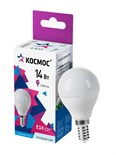 Лампа светодиодная 14Вт Шар 45 E14 6500К 174-265В КОСМОС LkecLED14wGL45E1465 1877854