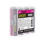 Аккумулятор 18650 3.7В Li-Ion 3000мА.ч без платы защиты PB-4 (уп.4шт) ФАZА 5059863 1897117
