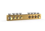 Шина PEN "земля-ноль" 6х9мм 8 отвер. латунь TOKOV ELECTRIC TKE-BCB-69-8-N/PEN 1855445