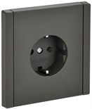 Розетка СП FORTE&PIANO FP314 16А с заземл. без защ. шторок безвинт. крепл. сер. IEK FP-R11-16-1-K03 1853254