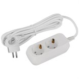 Удлинитель электрический UDL-16-230-E Greenline 2 розетки с заземлением 3м ПВС 3х1кв.мм Эра Б0065065 1871673