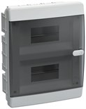 Корпус пластиковый ЩРВ-П-18 IP41 черн. прозр. дверь UNION Compact IEK UIC-KP12-V-18-41-K01 1792031
