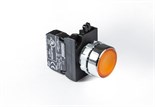 Кнопка нажимная круглая CM100DS (1НО) желт. EMAS CM100DS 1694411