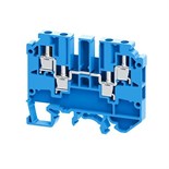 Клемма с четырьмя контактами винтовая OptiClip СMC-2.5-QUATTRO-(0.2-4)-I-BU син. КЭАЗ 289794 1689320