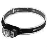 Фонарь аккумуляторный налобный AccuH1-L5WZ-bk zoom LED 5Вт + 2хRED SMD IP54 5 режимов: 100проц. 180лм 3.5ч/50проц. 110лм 5.5ч/30проц. 65лм 15ч/красн. 28ч/мигающ. красн. 12ч аккум. 0.8А.ч управл. жестами черн./сер. JazzWay 5036642 1556475