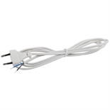 Шнур для бра 1.8м ШВВП 2х0.5 бел. UX-ШВВП-1.8m-W ЭРА Б0044069 1499881