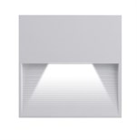 Светильник светодиодный PST/W S120120 3Вт 4000К IP65 накладной для подсветки стен и ступеней White Pro+ JazzWay 5024809 558664