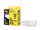 Лампа светодиодная T75 таблетка 15Вт 230В 6500К GX53 IEK LLE-T80-15-230-65-GX53 1309554