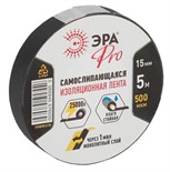 Изолента самослипающаяся 15ммх5м PROSELF черн. ЭРА Б0027916 1232404