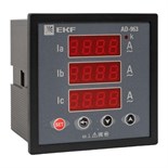 Амперметр цифровой AD-963 3ф на панель 96х96 EKF ad-963 1283083