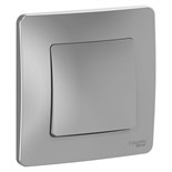 Выключатель 1-кл. СП Blanca 10А IP20 (сх. 1) 250В алюм. SE BLNVS010103 1210319