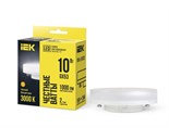Лампа светодиодная ECO T75 таблетка 10Вт 230В 3000К GX53 IEK LLE-T80-10-230-30-GX53 463152