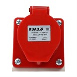 Розетка 114 16А 380В AC 3P+PE 6ч для монтажа на поверхность IP44 КЭАЗ 222754 328280