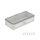 Корпус 600х300х146мм IP67 с прозр. крышкой 21мм с фланцами пластик. DKC 563211 1006039
