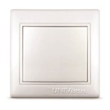 Выключатель 1-кл. СП Севиль 10А IP20 бел. UNIVersal С0021 75153