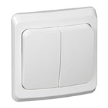 Выключатель 2-кл. СП Этюд 10А IP20 бел. SE BC10-002B 87917