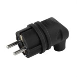 Вилка каучуковая с заземл. 90град 16А IP44 черн. V9-B-IP44 ЭРА Б0044542 1499921