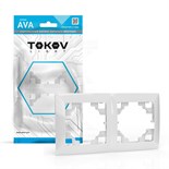 Рамка 2-м AVA бел. TOKOV LIGHT TKL-AV-RM2-C01 1909894