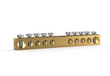 Шина PEN "земля-ноль" 6х9мм 10 отвер. латунь TOKOV ELECTRIC TKE-BCB-69-10-N/PEN 1855446