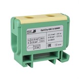 Клемма вводная силовая OptiClip КВС 6-50 желт./зел. КЭАЗ 351041 1806628