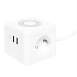 Удлинитель "Куб" 2х1.3м 2USB 2.4А+Type C + Ночник 1кв.мм EKF UBA-CUB-2-TC 1714857