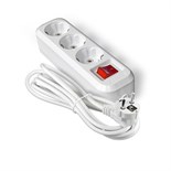 Удлинитель 3х5м с заземл. IP20 S-303А ПВС 3х1.5 с выкл.Universal 1727 1723188