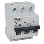 Выключатель автоматический модульный 4.5кА ВА47-29-3C25-УХЛ3 КЭАЗ 318289 1654958