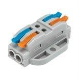 Клемма строительно-монтажная СМК проходная 222-422P 2п 0.08-4кв.мм с монтажной площадкой сер. (блист.5шт) Rexant 07-6262-5 1547913