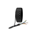 Кабель витая пара U/UTP кат.5E 4х2х24AWG solid CCA PE Outdoor Simple черн. (м) Эра Б0044436 1408269