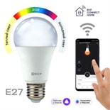 Лампа светодиодная Умная Connect 8Вт WIFI RGBW E27 EKF slwf-e27-rgbw 1405038