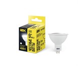 Лампа светодиодная 9Вт MR16 софит 4000К нейтр. бел. GU5.3 230В IEK LLE-MR16-9-230-40-GU5 1313487