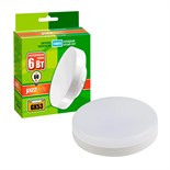 Лампа светодиодная PLED-ECO 6Вт таблетка матовая 5000К холод. бел. GX53 460лм 230В JazzWay 2852007 382554